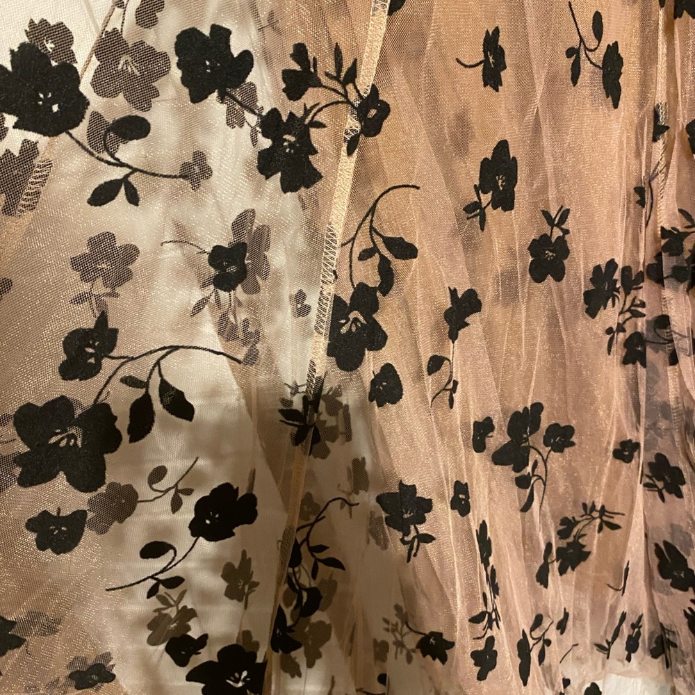 Mesh brown skirt - Picture 2 of 5